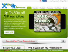 Tablet Screenshot of myrxsaver.com